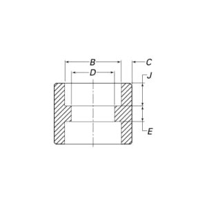Smedet gevindkobling